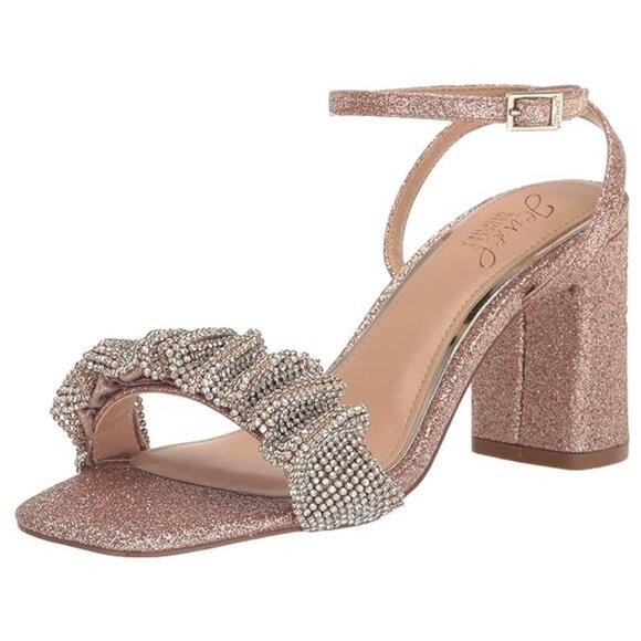 Jewel Badgley Mischka Rita Bejeweled Heel NWT - Picture 1 of 6